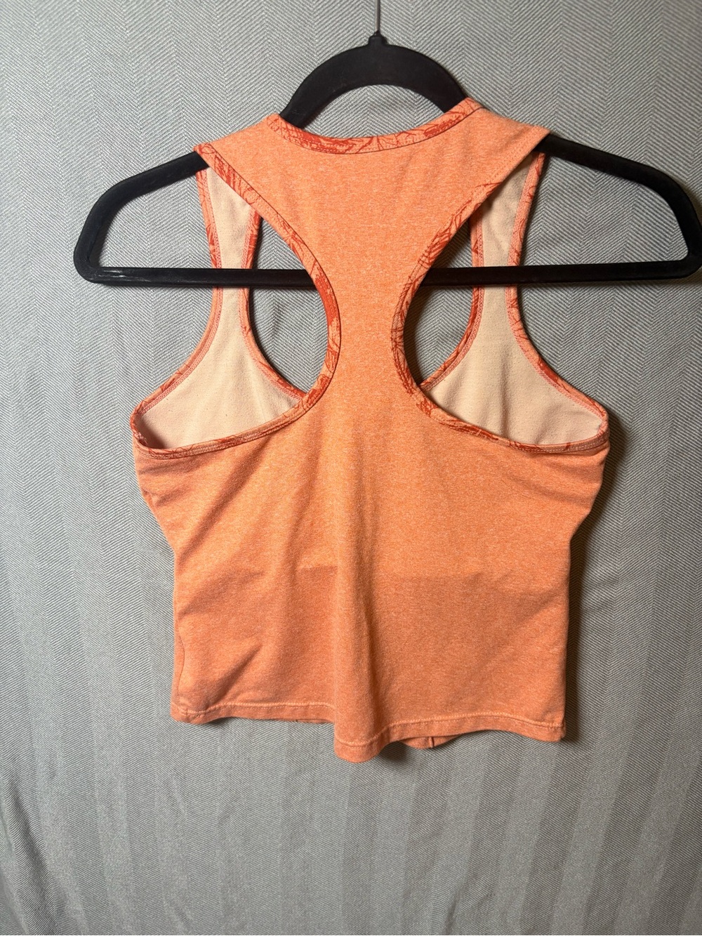 Source Unknown Peach-Orange Racerback Tank - Picture 4 of 6